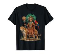Azteca Jaguar Guerrero Maya Indígena México Cultura Arte Camiseta