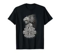 Azteca Jaguar Warrior Maya Indígena Patrimonio Mexicano Camiseta