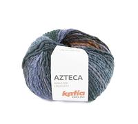 Azteca lana de Katia ovillos de 100 gramos y 180 metros. (Azul Caki Narnaja (7885))