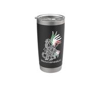 Azteca maya inca dios mexicano Huitzilopochtli hombres Vaso térmico de acero inoxidable de doble pared