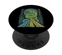 Azteca México Serpiente Ancestral PopSockets PopGrip Adhesivo