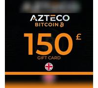 Azteco Bitcoin Voucher - Lightning Gift Card 150 GBP Key - UNITED KINGDOM