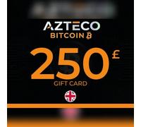 Azteco Bitcoin Voucher - Lightning Gift Card 250 GBP Key - UNITED KINGDOM