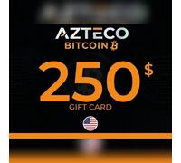 Azteco Bitcoin Voucher - Lightning Gift Card 250 USD Key - UNITED STATES