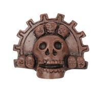 Aztecs Death Skull Silbato realista ruidoso humano gritos guerra muerte silbatos únicos para disfraces de Halloween y regalos herramienta musical portátil