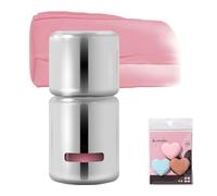 Aztk Jelly Color Liquid Blush Jc04, 3 en 1 Colorete Barra Contorno para Mejillas, Ligero & Larga Duración con Aplicador de Esponja Hongo, Mini Borla Polvos de Regalo(JC04)