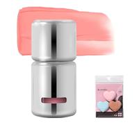 Aztk Jelly Color Liquid Blush Jc04, 3 en 1 Colorete Barra Contorno para Mejillas, Ligero & Larga Duración con Aplicador de Esponja Hongo, Mini Borla Polvos de Regalo(JC06)