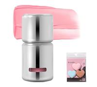 Aztk Jelly Color Liquid Blush Jc04, 3 en 1 Colorete Barra Contorno para Mejillas, Ligero & Larga Duración con Aplicador de Esponja Hongo, Mini Borla Polvos de Regalo(JC01)