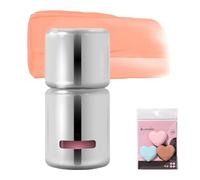 Aztk Jelly Color Liquid Blush Jc04, 3 en 1 Colorete Barra Contorno para Mejillas, Ligero & Larga Duración con Aplicador de Esponja Hongo, Mini Borla Polvos de Regalo(JC07)