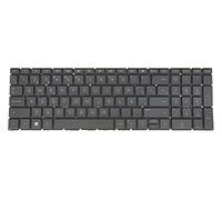 AZUBAYCOM Diseño de teclado para portátil HP Envy 17-ce 17-ce0000 17-ce1000 17m-ce0000 15-cn 15-cn0000 15m-cn0000 15-cp 15-cp0000 15m-cp0000 00 x 3 cm. 60 L83727-071 L81042-071 Retroiluminado, Gris