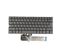 AZUBAYCOM SP Spanish Layout- Teclado para portátil Lenovo ThinkBook 13s-IWL 13s-IML 14s-IWL 14s-IML 14-IIL 14-IML Plus, 20R9 20RR 20RM 20RS 20SL 20RV 20TG PD4SB, retroiluminado, gris negro, w Tel Icon