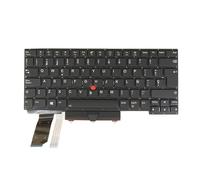 AZUBAYCOM SP Teclado para portátil Lenovo Thinkpad E14 Gen 1, E490S 20NG 20RA 20RB SN20U63681-01 V185920BK1 PK131D53B20, retroiluminado, negro sin marco