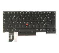 AZUBAYCOM Teclado de repuesto para ordenador portátil Lenovo ThinkPad T14s Gen 1, T490s T495s, 20T0 20T1 20UH 20UJ 20QJ 20QK 20NX 20NY retroiluminado (diseño SP)