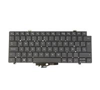 AZUBAYCOM Teclado de repuesto para portátil Dell Latitude 3440 3450 5420 5421 5430 5431 5440 5450 7420 7430 7520 7530 0K4WGN retroiluminado negro (diseño SP español español)