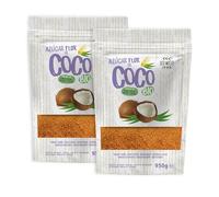 Azúcar De Flor de Coco Organico | Azúcar Bio, Sin Gluten. 100% Natural Y Con Bajo Índice Glucémico. Sin Gluten. Azucar Ecológico, Apto Vegano. (1900g (Pack de 2))
