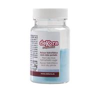 Azúcar en Polvo Antihumedad - Color Azul perlado - Decoración de Tartas, Cupcakes, bollería, gofres - Manten frescas y perfectas tus elaboraciones - 25g