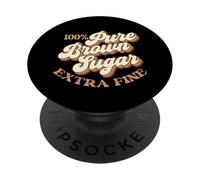 Azúcar Moreno 100% Puro - Raíces africanas del Mes de la Historia Negra PopSockets PopGrip Adhesivo