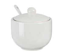 Azucarero blanco con cuchara colección VESSIA