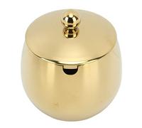 Azucarero Con Tapa Tarro Grande Para Especias, Cuenco Dorado Con Tapa, Azucarero De Acero Inoxidable, Almacenamiento Para Azúcar, Sal, Caramelo, Café, Crema, Edulcorante(Oro)