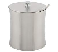 Azucarero de 400 Ml, Azucarero de Acero Inoxidable con Tapa Y Cuchara para Organizadores de Almacenamiento de Azúcar de Sal Y Pimienta