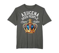 Azucena Nombre Regalo de Cumpleaños Divertido Azucena Over People Corona Camiseta