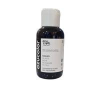 Azucren - AZUCOLOR - Colorante Alimentario en Gel - Colorantes Concentrados para Repostería, Decoración, Glaseado, Macarons, Galletas, Caramelos, Azúcar y Chocolate - 50 Gr (Negro)