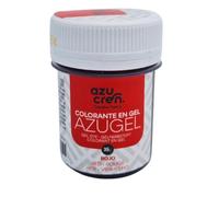 Azucren - AZUGEL - Colorante Alimentario en Formato Gel - Ideal para Dar Color a la Repostería - Perfecto para Fondant, Buttercream, Bizcochos - 35 Gr (ROJO)