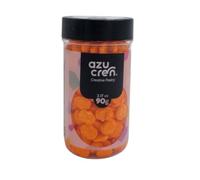 Azucren, Calabazas Halloween Mini para Decorar tus Cupcakes y Galletas de Halloween, Calabazas de Azucar, Perfectas para Decorar de Forma Rápida y Sencilla Todo tipo de Elaboraciones, 90 Gr