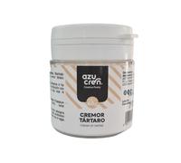 Azucren - Cremor Tártaro - Estabilizante de las Claras de Huevo y la Nata - Evita la Cristalización del Azúcar - 40 Gr