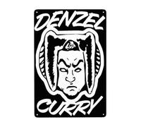 AzudyaPle Cartel de metal de 20,3 x 30,5 cm, diseño vintage de denzel, rapero curry, decoración de pared, póster artístico para sala de estar, bar, decoración del hogar