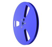 Azul 1/4 de pulgada 7 pulgadas Bobina de cinta vacía | Aluminio con 3 agujeros