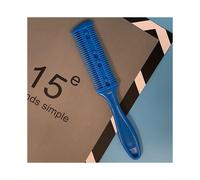 (Azul) 1 peine para cortar el pelo, cepillos para el pelo con maquinilla de afeitar, cortadora de pelo,