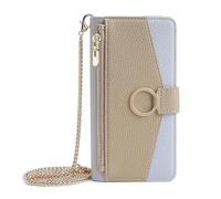 Azul,15, Handyhülle Für Xiaomi 15 Ultra/15 Pro/15, Flip Brieftasche Klappbar Lederhülle mit Spiegel Schultergurt Standfunktion Schutzhülle