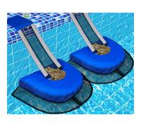 (Azul-2Pack) Rampa de escape para animales pequeños de piscina, rampa duradera para animales de piscina elevada, previene ahogamientos con f