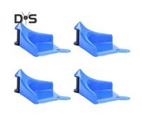 (Azul, 4 piezas) 4 piezas Guía de manguera de automóvil Rodillo de manguera de neumático Diseño compacto