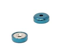 Azul A Magnet de Bote de Neodimio Tipo Para Artes, Manualidades, Fabricación de Modelos, Bricolaje, Pasatiempos, Oficina Y Hogar - 16mm de Diámetro de 4