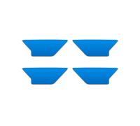 (Azul) Adhesivo para el interior de la puerta del vehículo de acero inoxidable, cubiertas de molduras interiores