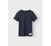 Azul Ajuste Regular Camiseta