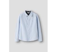 Azul Algodón Orgánico Camisa