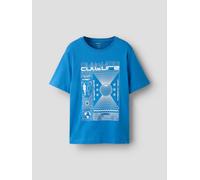 Azul Algodón Orgánico Camiseta