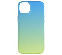 Azul Amarillo Ombre Gradient Chic Modern Trendy Fade Carcasa para iPhone 14 Plus