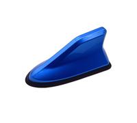 (Azul) Antena aérea universal de aleta de tiburón para techo de automóvil con apariencia de fibra de