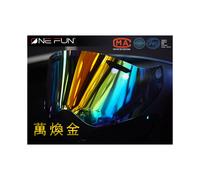 (Azul Arcoíris) Visera para casco Arai Tour Cross 3 TX3 XD4 Visera protectora Casco Lente fotocromática