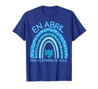 Azul Autismo, En Abril Nos Vestimos de Azul Camiseta