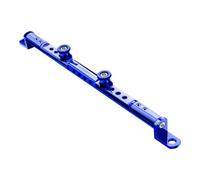 Azul Barra de Refuerzo para Manillar de Aluminio de Motocicleta | Espacio Extra para Montar Accesorios, Instalación Simple, Acabado Elegante, Uso en Moto y Scooter