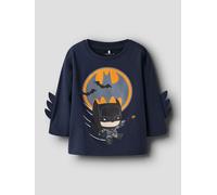 Azul Batman Top De Manga Larga