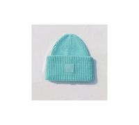 (Azul cielo) Nuevo gorro sencillo para mujer, gorro de lana de invierno frío y cálido, gorro Goros AC
