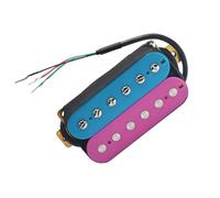 Azul cielo púrpura guitarra eléctrica Humbucker puente pastilla bobina de plástico tornillo ajustable piezas de guitarra Pastilla De Guitarra Eléctrica Profesional