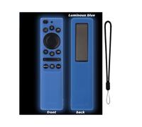 (Azul claro)Funda para control remoto Samsung BN59 01357f con botones, todo en uno, minimalista, de silicona protectora
