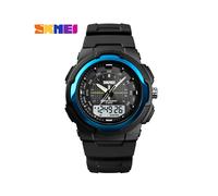 (Azul claro) SKMEI 1454 Relojes militares para hombre, para exteriores, deportivos, impermeables, electrónicos,